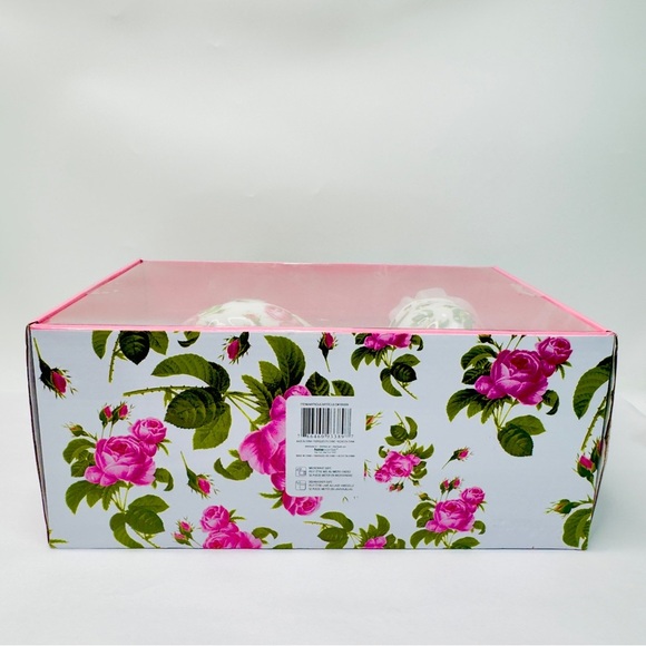 Kent Pottery Rose Patterned Tea Set with Pink and Green Accents New - Picture 13 of 15